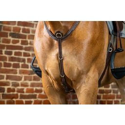 D-Collection Breastplate with Bridge, Brown, Full  - 1 Pc