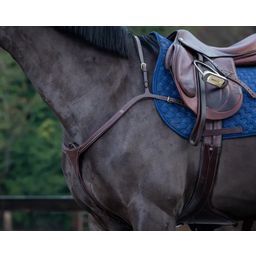 Borsttuig met Lange Brug, Warmbloed D-Collectie - Bruin