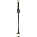 D-Collection Gag Cheekpieces for Bridle Bit, Full - Brown