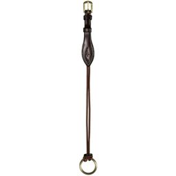 D-Collection Gag Cheekpieces for Bridle Bit, Full - Brown