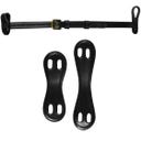 D-Collection Flash Nose Strap 1/2'' with 2 Removable Loops , Full - Black