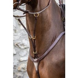 Martingaalvork (Ring Martingaal), Warmbloed D-Collectie - Bruin