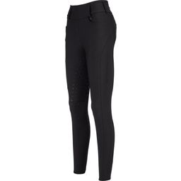 Malia SD Ladies Riding Breeches, Midwaist, Full Seat, Black - 36