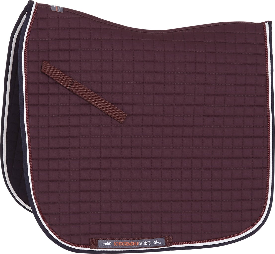 Dressurschabracke ''Neo Star Pad D-Style'' für WB, wine