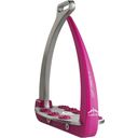 VEREDUS Stijgbeugels - Steel1 Pink - 1 Paar