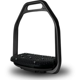 freejump Steigbügel Air Pure - schwarz glänzend