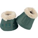 Stingray Bell Boots - Faux Fur, Vintage Green