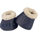 Stingray Bell Boots - Faux Fur, True Blue