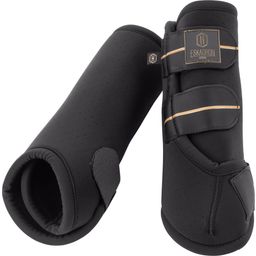 ESKADRON Pro Dressage Tendon Boots - Front, WB - Black