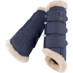 Tendon Boots STINGRAY Faux Fur, True Blue - M