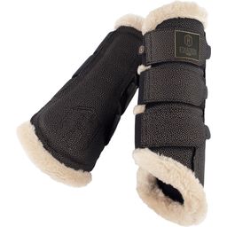 ESKADRON Stingray Tendon Boots - Faux Fur, Black - M