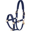 ESKADRON Faux Leather Halter, True Blue