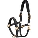 ESKADRON Faux Leather Halter, Black