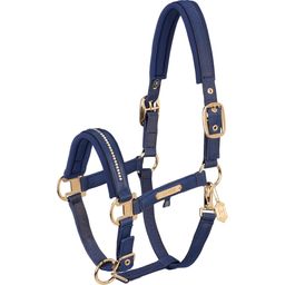 ESKADRON Glam Crystal Halter, True Blue - Cob