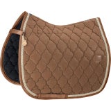 ESKADRON Cotton Glitter Saddle Pad, Almond