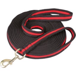Kerbl Longierleine Softlonge 8m - schwarz/rot