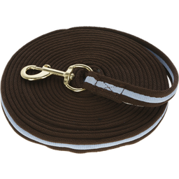 Kerbl Lunge Line Softlonge 8 m - brown/light blue