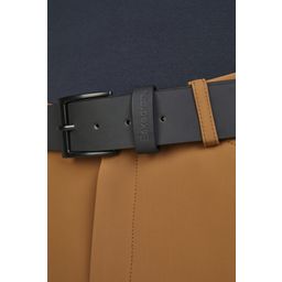 ESKADRON Faux Leather Belt, 115 cm - Black