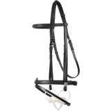 Leitrim Snaffle Bridle with Slide&Lock, Black