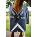 Rambo 1680D Turnout 50g Navy/Thunderstorm Grey & Silver - 140 cm