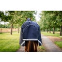 Rambo 1680D Turnout 50g Navy/Thunderstorm Grey & Silver - 140 cm