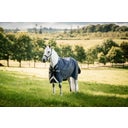 Rambo 1680D Turnout 100g, Navy/Thunderstorm Grey & Silver - 140 cm