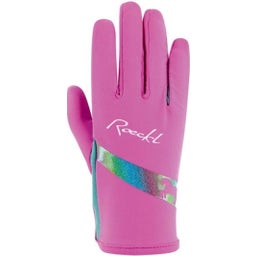 Kapriole Children's Riding Gloves - Deep Pink - 3