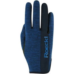 Mannheim Riding Gloves - Dark Blue Melange - 6