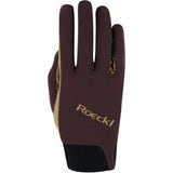 Roeckl Maniva Riding Gloves - Mahogany