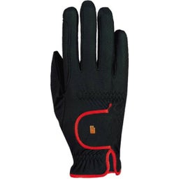 Roeckl Rijhandschoenen Lona - Black/Red - 6