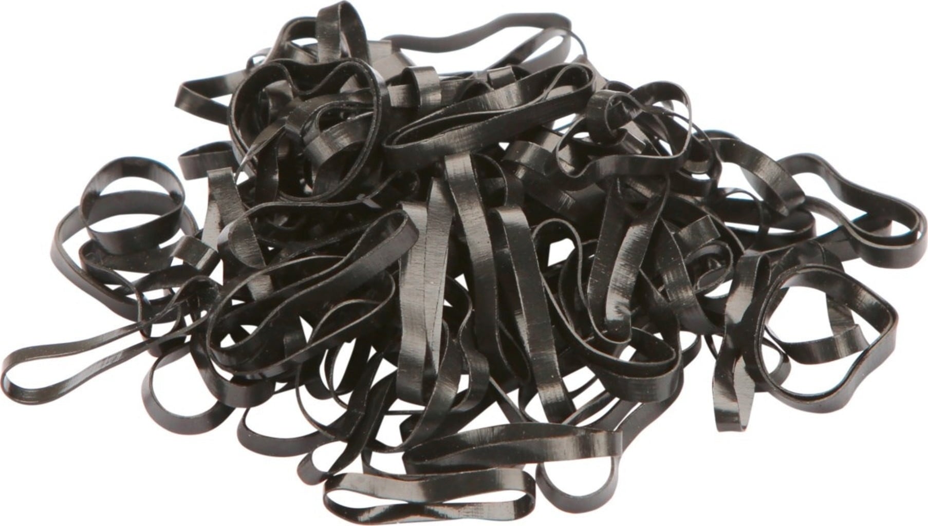 Élastiques pour Crinière en Silicone, 500 Pièces, Noir