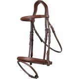 Calgary Bridle, English Combined, brown/silver