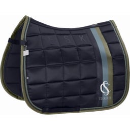 ESKADRON BIG SQUARE MATTGLOSS Saddle Cloth, navy - DL