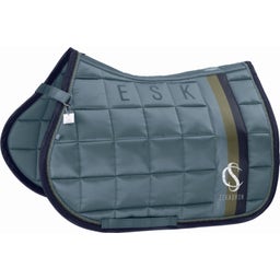 BIG SQUARE MATTGLOSS Saddle Cloth, steel blue - VS