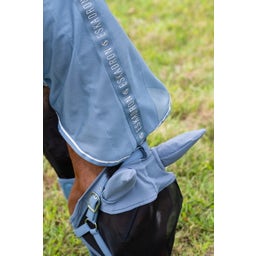 ESKADRON Fly Mask DYNAIR MESH, Steel Blue - Cob