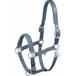 Halter MATTGLOSS JEWEL DOUBLE PIN, Steel Blue - Cob