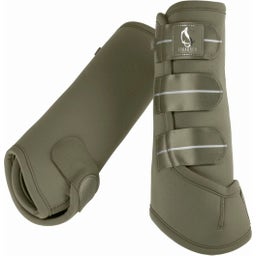 PRO DRESSAGE Tendon Boots (Traseros), FULL - dusty olive