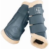 ESKADRON Tendon Boots MESH FAUXFUR, Steel Blue