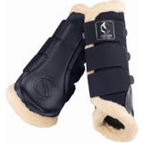 ESKADRON Tendon Boots MESH FAUXFUR, Navy