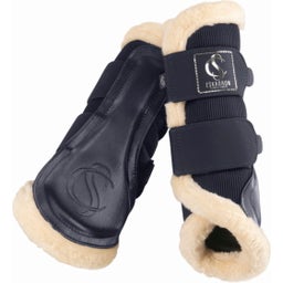 ESKADRON Tendon Boots MESH FAUXFUR, Navy - M