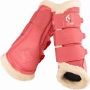 ESKADRON Tendon Boots MESH FAUXFUR, Coral Blossom - XL