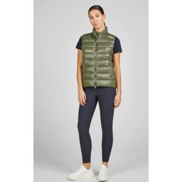 ESKADRON Quilt Waistcoat, Dusty Olive - XL