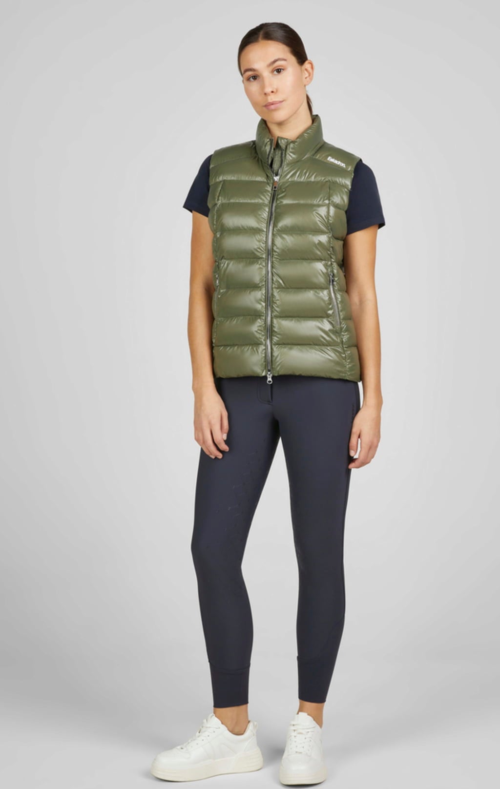 ESKADRON Weste Quilt, dusty olive - XS