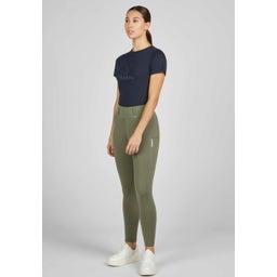 Reitleggings FLEX FULL GRIP CS, dusty olive - XL