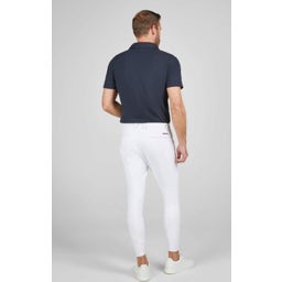 Riding Breeches FULL GRIP MALE CORE, White - XL