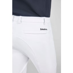 Bryczesy jeździeckie FULL GRIP MALE CORE, white - S