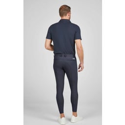 Bryczesy jeździeckie FULL GRIP MALE CORE, navy - S