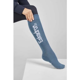 ESKADRON KNEESOCKS Classic Sports, Steel Blue - M= 38-40