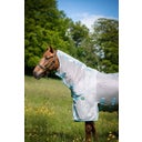 Horseware Ireland AmEco Bug Buster Plus, Silver/Sky Blue - 140 cm