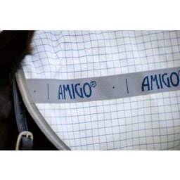 Amigo Summer Sheet Plus, Navy Check/Titanium Grey and Silver - 155 cm